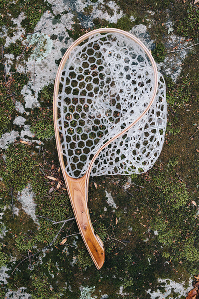 curved handle fishing nets with arm support Curved-Handle Net